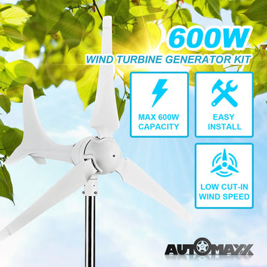 Automaxx 600W Wind Turbine Information View