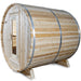 Leisurecraft Canadian Timber Harmony Barrel Sauna Left Side View