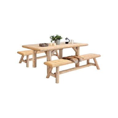 Canadian Timber Outdoor Dining Table Set