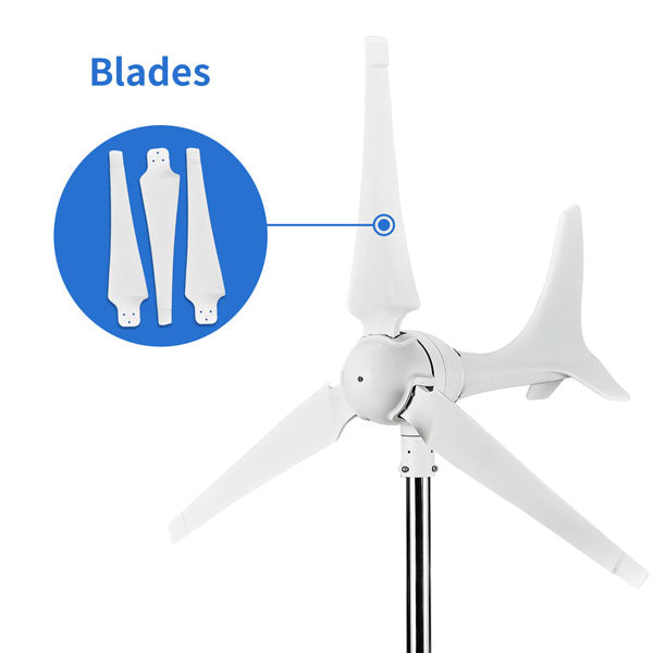 Automaxx 600W Wind Turbine Blades View