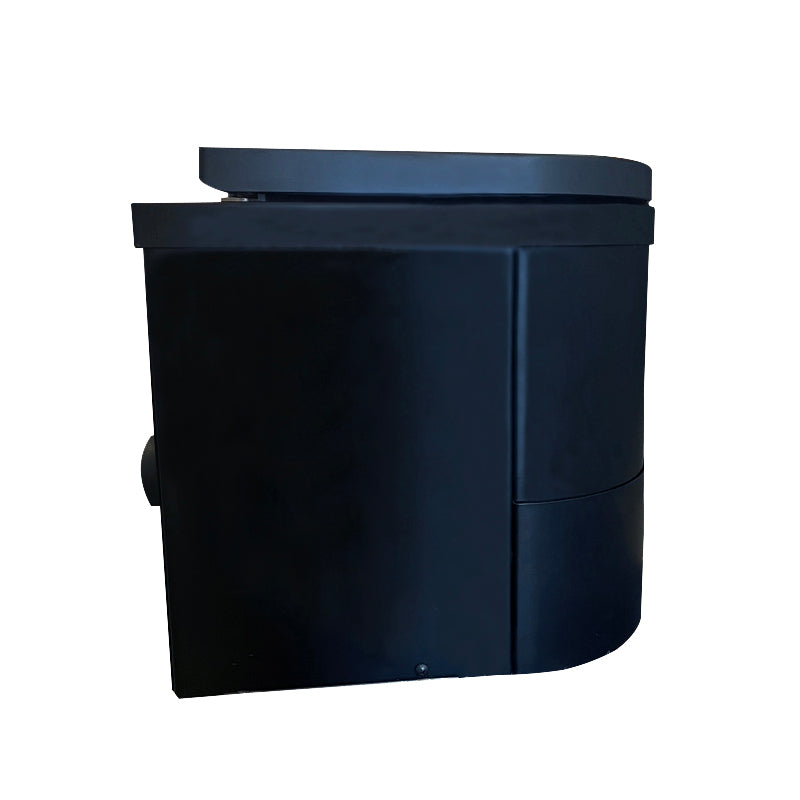 EcoJohn TinyJohn Electric Incinerating Toilet Black Side View